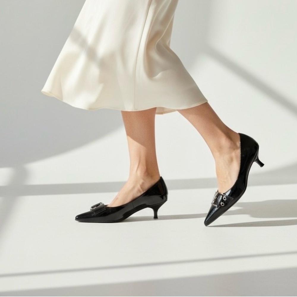 BCBGirls Black Patent Leather Heels